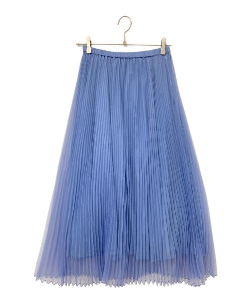 Dignite collier（ディニテ コリエ）Dignite collier (ディニテ コリエ) プリーツスカート ブルー サイズ:F 未使用品の古着・服飾アイテム