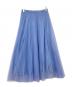 Dignite collier (ディニテ コリエ) プリーツスカート ブルー サイズ:F 未使用品：4000円