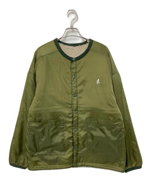 GRAMICCI（グラミチ）GRAMICCI (グラミチ) リバーシブルジャケット オリーブ×ベージュ サイズ:Fの古着・服飾アイテム