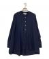 BEARDSLEY（ビアズリー）の古着「リネン混ブザムシャツ」｜ネイビー