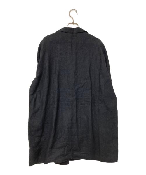 KAGURE（カグレ）KAGURE (カグレ) リネンテーラードジャケット ブラック サイズ:FREEの古着・服飾アイテム