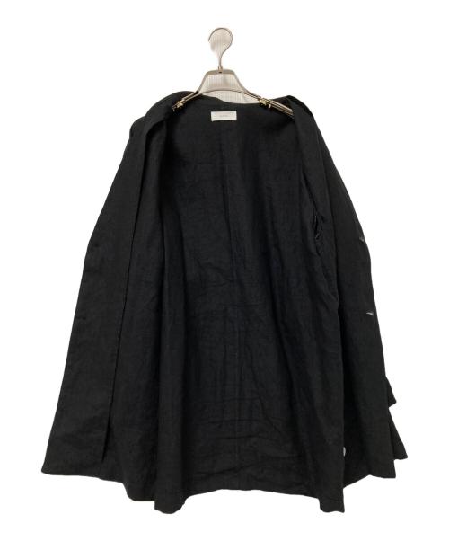 KAGURE（カグレ）KAGURE (カグレ) リネンテーラードジャケット ブラック サイズ:FREEの古着・服飾アイテム