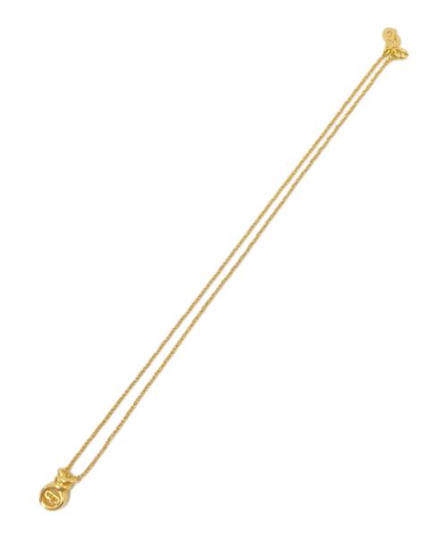 Christian Dior（クリスチャン ディオール）Christian Dior (クリスチャン ディオール) CDチャームネックレス ゴールド サイズ:下記参照の古着・服飾アイテム