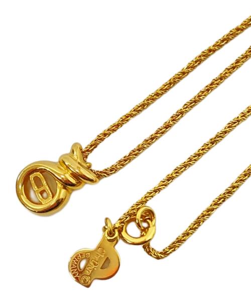 Christian Dior（クリスチャン ディオール）Christian Dior (クリスチャン ディオール) CDチャームネックレス ゴールド サイズ:下記参照の古着・服飾アイテム