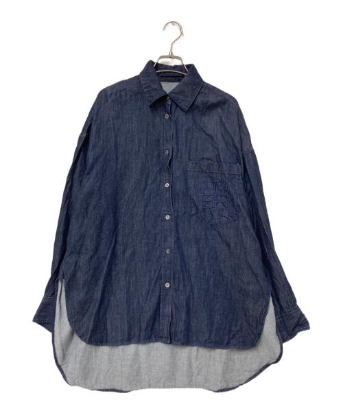 ROPE（ロペ）ROPE (ロペ) オーバーデニムシャツ インディゴ サイズ:Fの古着・服飾アイテム