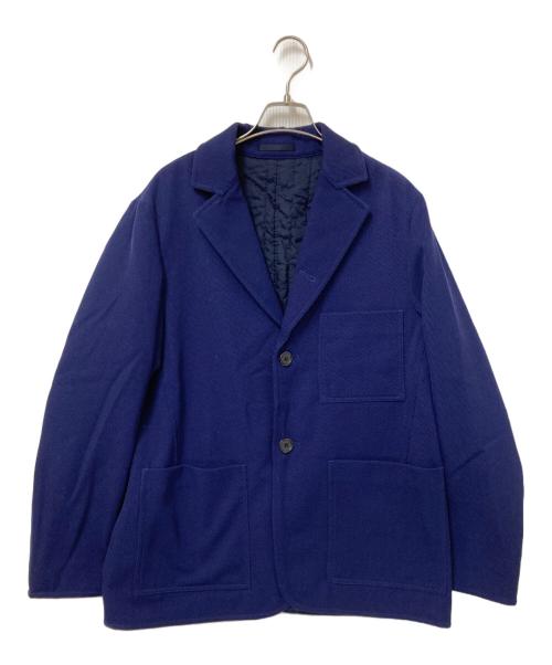 TOMORROW LAND（トゥモローランド）TOMORROW LAND (トゥモローランド) ウールテーラードジャケット ネイビー サイズ:48の古着・服飾アイテム