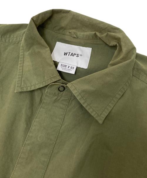 WTAPS（ダブルタップス）WTAPS (ダブルタップス) NYCO. RIPSTOP. CORDURA シャツ オリーブ サイズ:X 03の古着・服飾アイテム