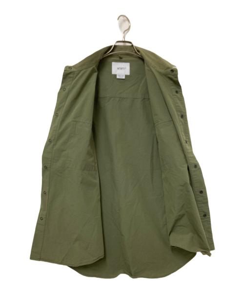 WTAPS（ダブルタップス）WTAPS (ダブルタップス) NYCO. RIPSTOP. CORDURA シャツ オリーブ サイズ:X 03の古着・服飾アイテム