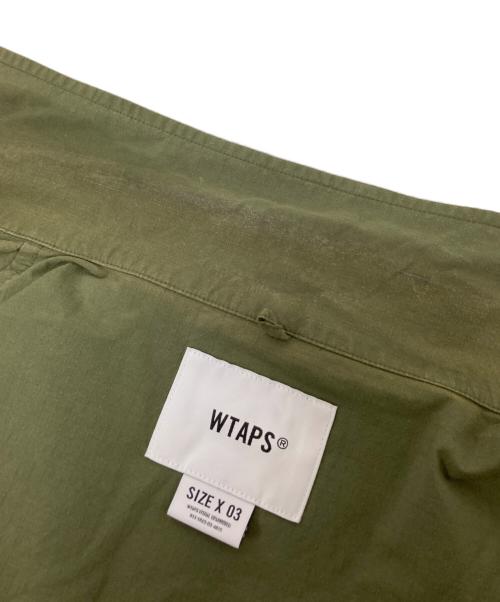 WTAPS（ダブルタップス）WTAPS (ダブルタップス) NYCO. RIPSTOP. CORDURA シャツ オリーブ サイズ:X 03の古着・服飾アイテム
