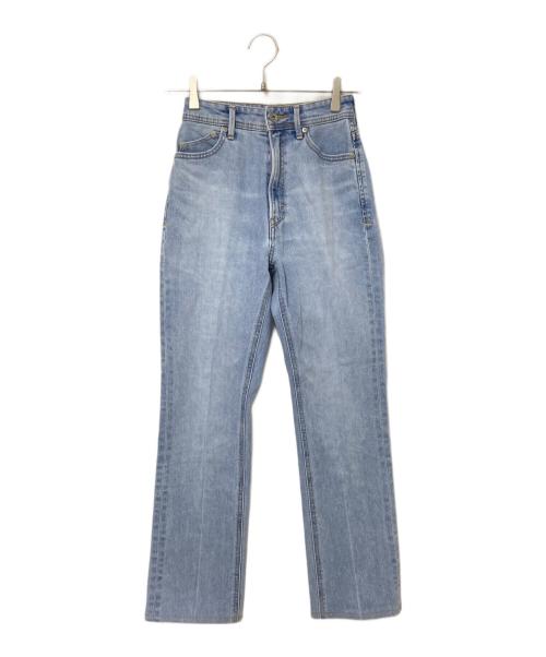 YANUK（ヤヌーク）YANUK (ヤヌーク) ETRE TOKYO (エトレトウキョウ) Center Crease StraightDenim インディゴ サイズ:21の古着・服飾アイテム