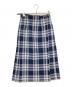 O'NEIL OF DUBLIN（オニールオブダブリン）の古着「チェックラップスカート」｜ネイビー