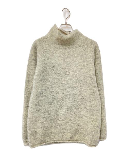 ERIBE（エリベ）ERIBE (エリベ) ウールタートルネックニット ベージュ サイズ:36の古着・服飾アイテム