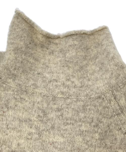 ERIBE（エリベ）ERIBE (エリベ) ウールタートルネックニット ベージュ サイズ:36の古着・服飾アイテム