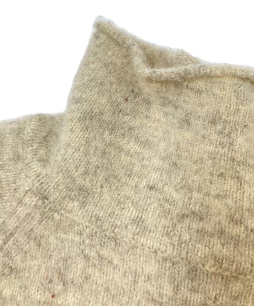ERIBE（エリベ）ERIBE (エリベ) ウールタートルネックニット ベージュ サイズ:36の古着・服飾アイテム