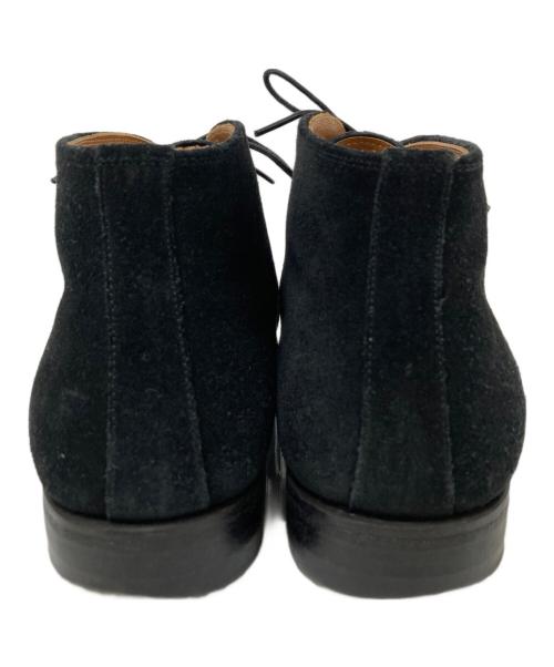 SCOTCH GRAIN（スコッチグレイン）SCOTCH GRAIN (スコッチグレイン) HIROKAWA (ヒロカワ) スウェードチャッカーブーツ ブラック サイズ:SIZE 23 1/2 EEEの古着・服飾アイテム