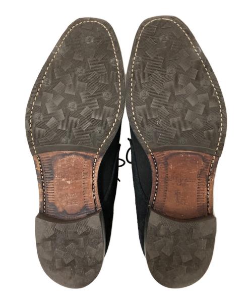 SCOTCH GRAIN（スコッチグレイン）SCOTCH GRAIN (スコッチグレイン) HIROKAWA (ヒロカワ) スウェードチャッカーブーツ ブラック サイズ:SIZE 23 1/2 EEEの古着・服飾アイテム