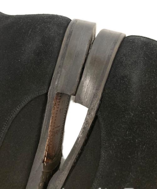 SCOTCH GRAIN（スコッチグレイン）SCOTCH GRAIN (スコッチグレイン) HIROKAWA (ヒロカワ) スウェードチャッカーブーツ ブラック サイズ:SIZE 23 1/2 EEEの古着・服飾アイテム