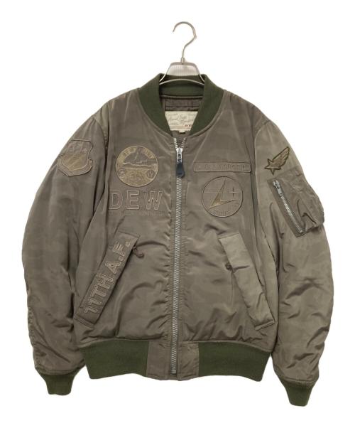 AVIREX（アヴィレックス）AVIREX (アヴィレックス) カモフラ MA-1 ジャケット オリーブ サイズ:Lの古着・服飾アイテム