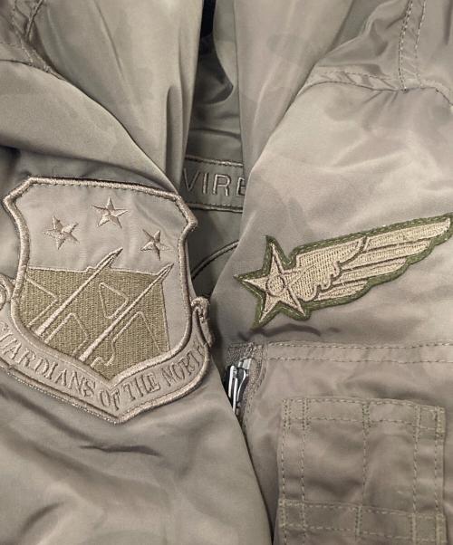 AVIREX（アヴィレックス）AVIREX (アヴィレックス) カモフラ MA-1 ジャケット オリーブ サイズ:Lの古着・服飾アイテム