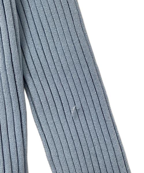 jacquemus（ジャックムス）jacquemus (ジャックムス) リブニットカーディガン ブルー サイズ:40の古着・服飾アイテム