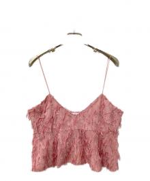 emmi atelier（エミアトリエ）の古着「フリンジビスチェ」｜ピンク