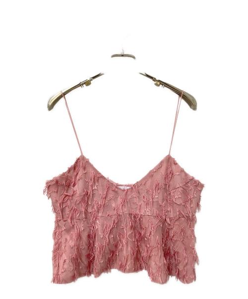 emmi atelier（エミアトリエ）emmi atelier (エミアトリエ) フリンジビスチェ ピンク サイズ:Fの古着・服飾アイテム