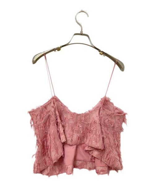 emmi atelier（エミアトリエ）emmi atelier (エミアトリエ) フリンジビスチェ ピンク サイズ:Fの古着・服飾アイテム