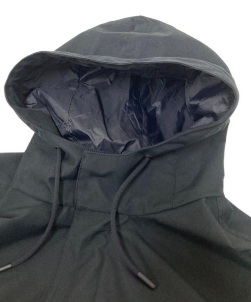 Eddie Bauer（エディーバウアー）Eddie Bauer (エディーバウアー) フーテッドナイロンジャケット ブラック サイズ:Mの古着・服飾アイテム