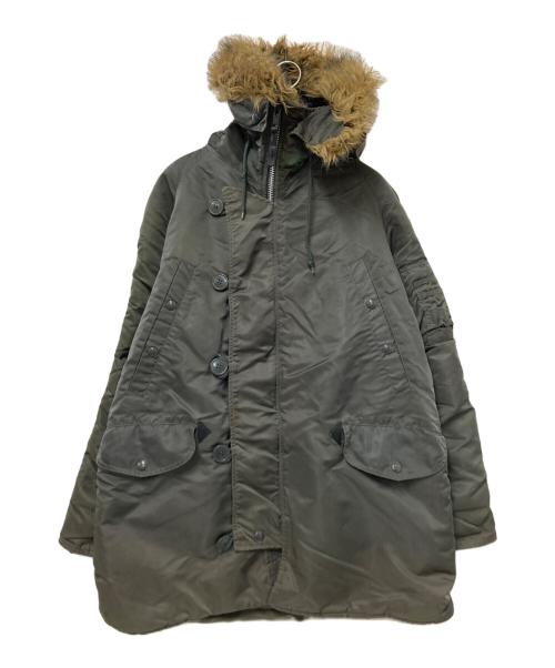 ALPHA（アルファ）ALPHA (アルファ) N－3Bフライトジャケット オリーブ サイズ:Mの古着・服飾アイテム