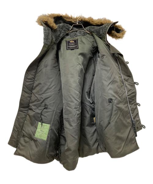 ALPHA（アルファ）ALPHA (アルファ) N－3Bフライトジャケット オリーブ サイズ:Mの古着・服飾アイテム