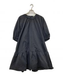 CLANE（クラネ）の古着「PUFF MINI ONE PIECE」｜ブラック