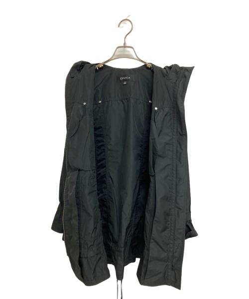 EPOCA（エポカ）EPOCA (エポカ) フーデッドコート ブラック サイズ:40の古着・服飾アイテム