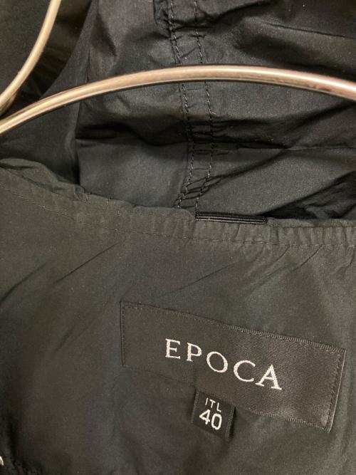 EPOCA（エポカ）EPOCA (エポカ) フーデッドコート ブラック サイズ:40の古着・服飾アイテム