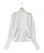 maison de dolceメゾンドドルチェ）の古着「レディパフニット」｜ホワイト