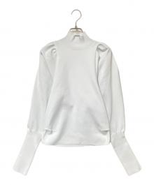 maison de dolce（メゾンドドルチェ）の古着「レディパフニット」｜ホワイト