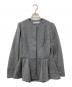 BORDERS at BALCONY（ボーダーズアットバルコニー）の古着「WOOL PEPLUM JACKET」｜グレー