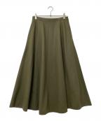 UNITED ARROWS TOKYOユナイテッドアローズトウキョウ）の古着「セミフレアロングスカート」｜グリーン