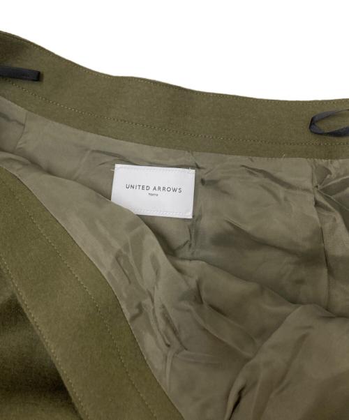 UNITED ARROWS TOKYO（ユナイテッドアローズトウキョウ）UNITED ARROWS TOKYO (ユナイテッドアローズトウキョウ) セミフレアロングスカート グリーン サイズ:38 未使用品の古着・服飾アイテム