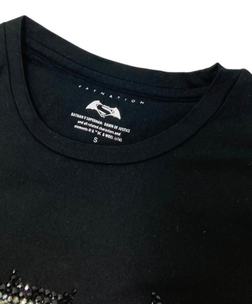 ESTNATION（エストネーション）ESTNATION (エストネーション) SWAROVSKI Tee ブラック サイズ:Sの古着・服飾アイテム
