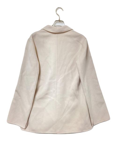 'S Max Mara（エスマックスマーラ）'S Max Mara (エスマックスマーラ) ピュアウールミドルジャケット ピンクベージュ サイズ:40の古着・服飾アイテム