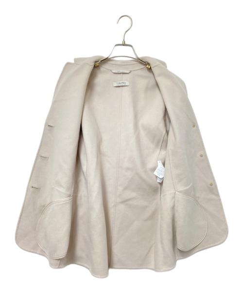 'S Max Mara（エスマックスマーラ）'S Max Mara (エスマックスマーラ) ピュアウールミドルジャケット ピンクベージュ サイズ:40の古着・服飾アイテム