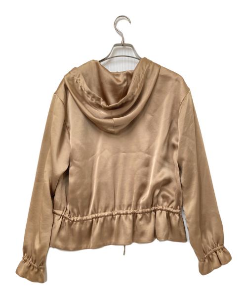 ANAYI（アナイ）ANAYI (アナイ) サテンフーデッドジャケット ゴールド サイズ:38の古着・服飾アイテム