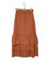 Diagram（ダイアグラム）の古着「ティアードスリットスカート」｜オレンジ