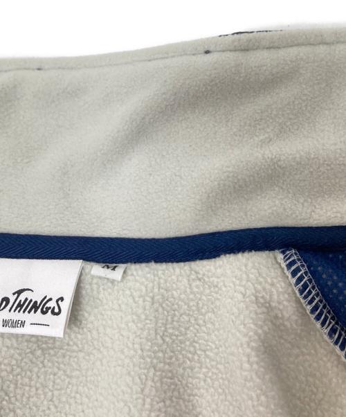 WILD THINGS（ワイルドシングス）WILD THINGS (ワイルドシングス) フリースベスト アイボリー×ネイビー サイズ:Mの古着・服飾アイテム