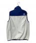 WILD THINGS (ワイルドシングス) フリースベスト アイボリー×ネイビー サイズ:M：7000円