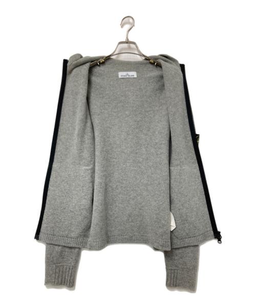 STONE ISLAND（ストーンアイランド）STONE ISLAND (ストーンアイランド) ニットジップパーカー グレー サイズ:Sの古着・服飾アイテム