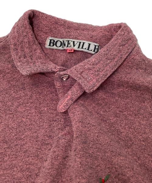 BONEVILLE（ボンネビル）BONEVILLE (ボンネビル) ポロシャツ レッド サイズ:48の古着・服飾アイテム