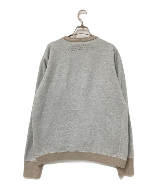 DELUXE（デラックス）DELUXE (デラックス) クルーネックコットンスウェット グレー サイズ:XLの古着・服飾アイテム