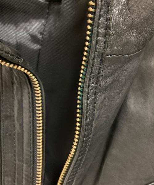 AVIREX（アヴィレックス）AVIREX (アヴィレックス) シープレザージャケット ブラック サイズ:Lの古着・服飾アイテム