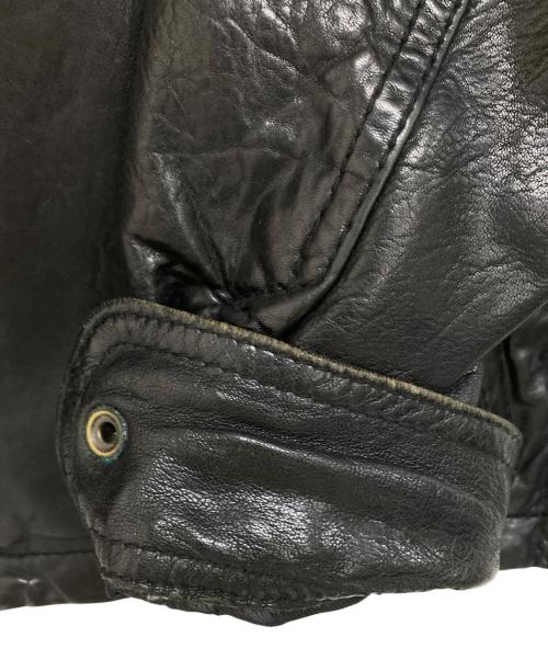 AVIREX（アヴィレックス）AVIREX (アヴィレックス) シープレザージャケット ブラック サイズ:Lの古着・服飾アイテム